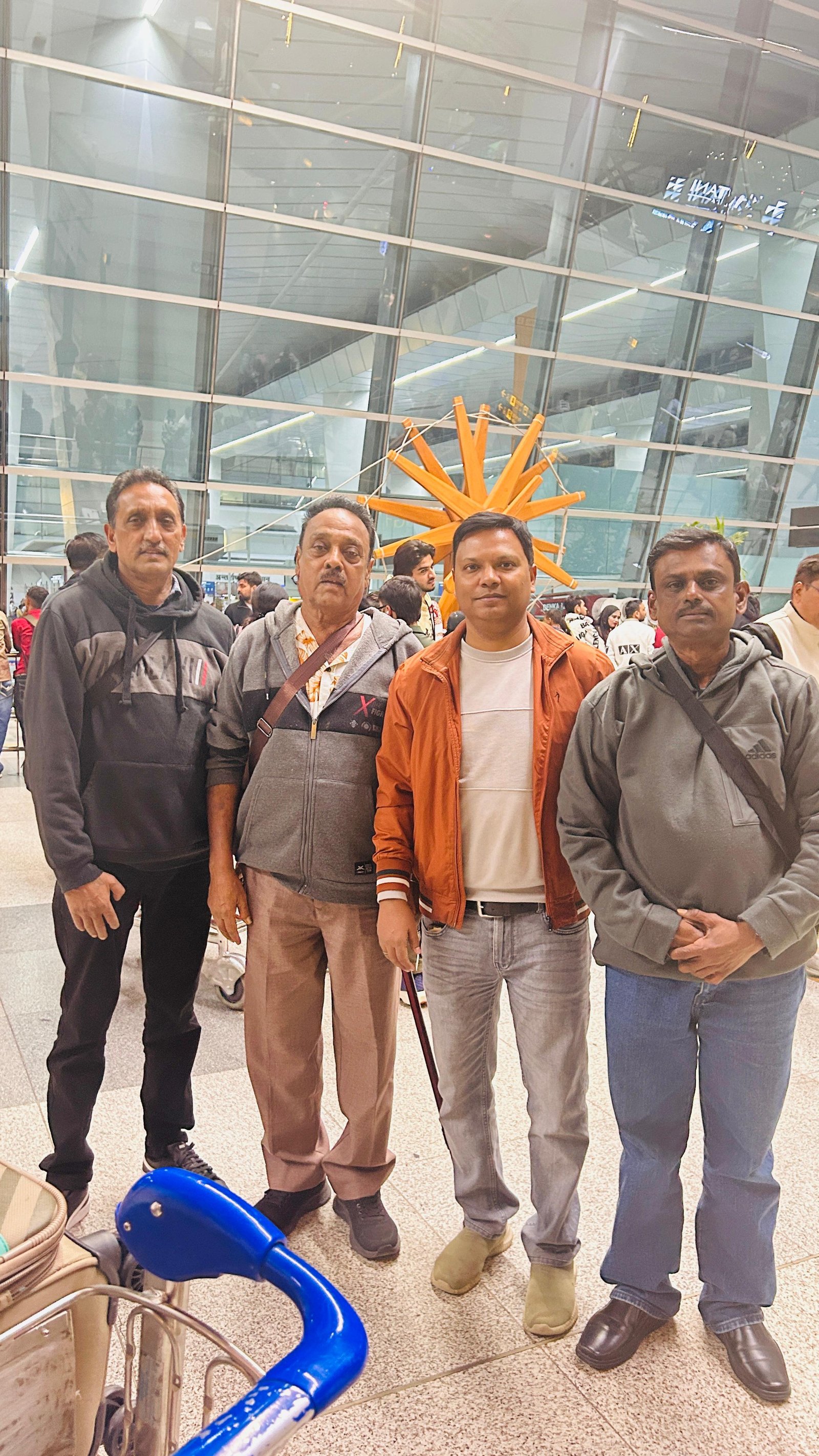 Dropping Fiji Patient's Attendant At Delhi Airport