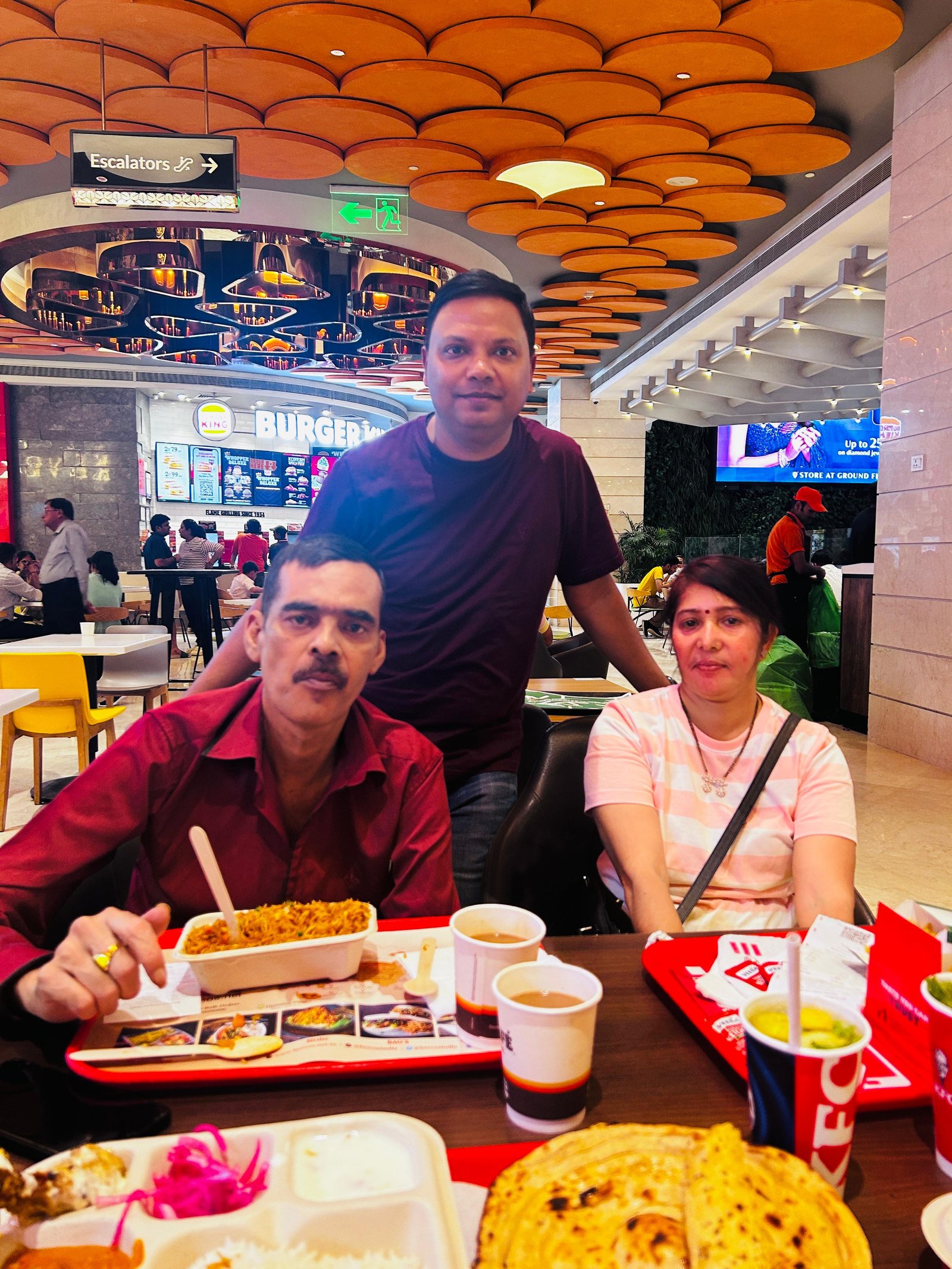 Enjoying Dinner with Patient After Successful Surgery From Fiji Island