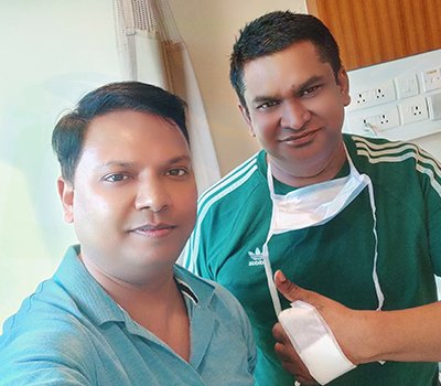 Discharge Day From The Hospital Successful Robotic Heart Surgery - Patient from Fiji Island