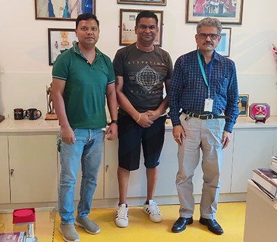 Fiji Patient With Cardiac Surgeon After Successful Robotic Heart Surgery